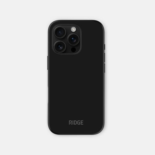 Ridge Phone Case - Matte Black - iPhone 16 Pro